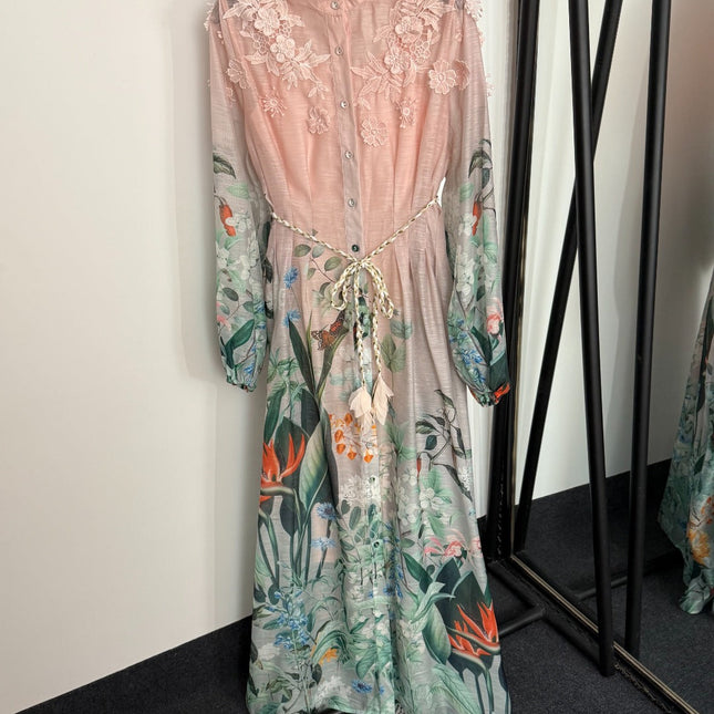 ZIMMERMANN 26S LACE EMBROIDERED DRESS STYLE 144