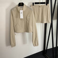 ALO LONG SLEEVE TOP & SPORTY SKIRT SET STYLE 77
