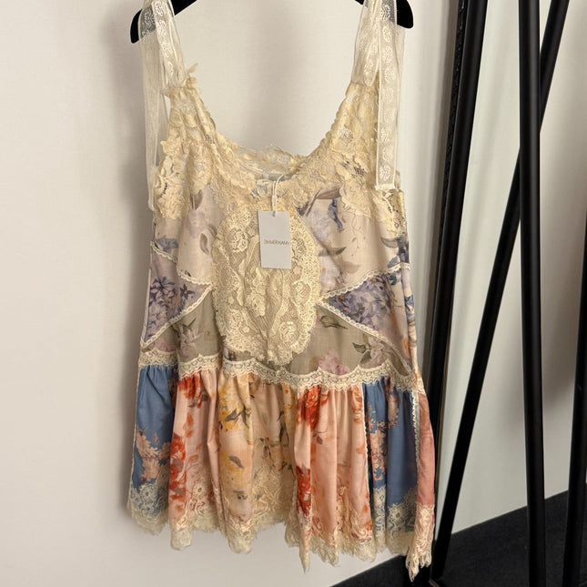 ZIMMERMANN 26S LACE-TRIM SLIP DRESS STYLE 127