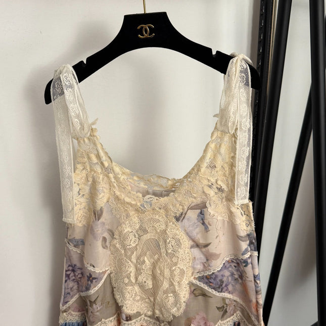 ZIMMERMANN 26S LACE-TRIM SLIP DRESS STYLE 127