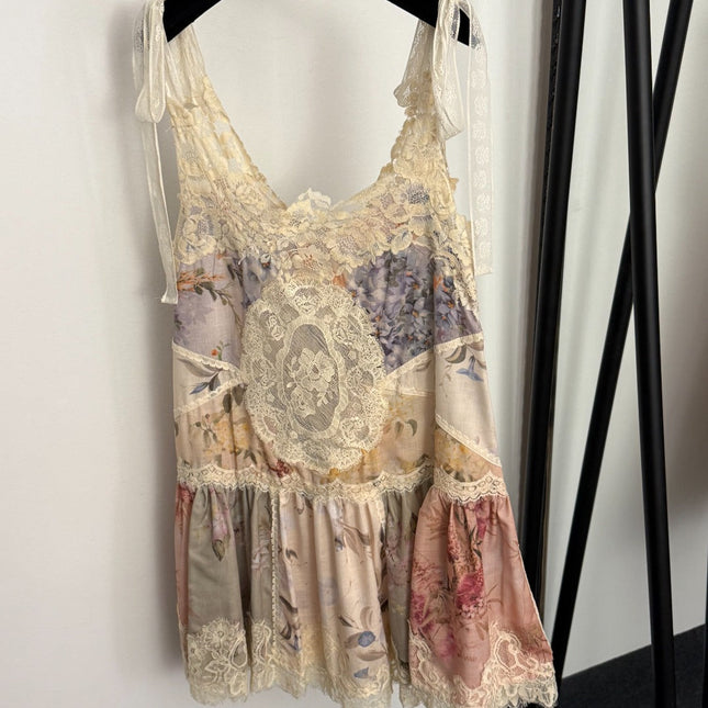 ZIMMERMANN 26S LACE-TRIM SLIP DRESS STYLE 127