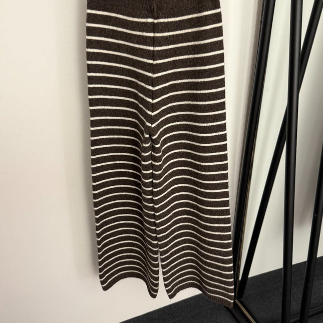 CELINE 25S SWEATER AND WIDE-LEG PANTS SET 0111