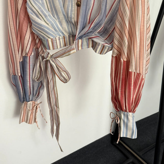 ZIMMERMANN 26S WAIST-CINCHED SHIRT STYLE 54
