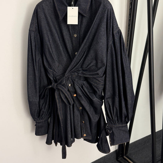 ZIMMERMANN 26S DENIM SHIRT STYLE 122