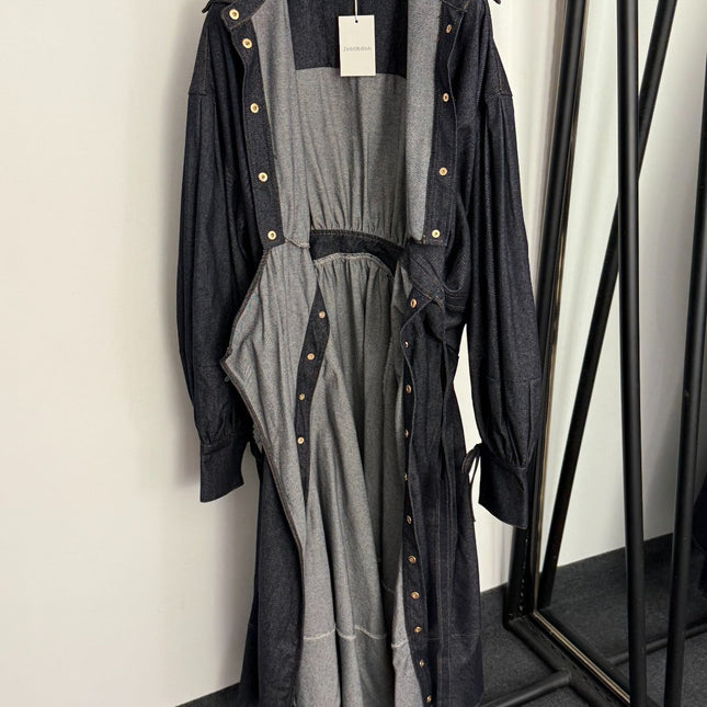 ZIMMERMANN 26S DENIM LONG SHIRT DRESS STYLE 123