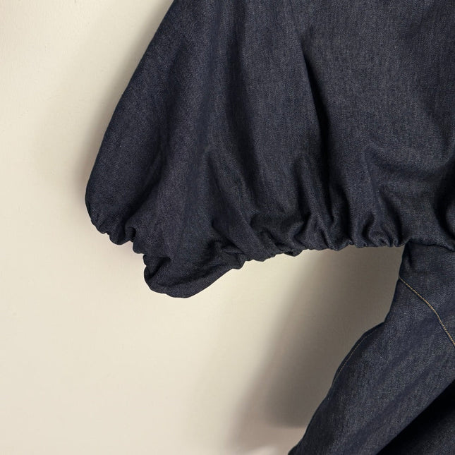 ZIMMERMANN 26S PUFF SLEEVE DENIM DRESS STYLE 118