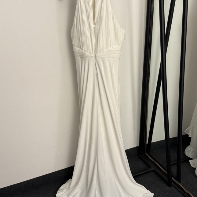 DIOR 26S PLEATED HALTER-NECK BLAZER DRESS 898