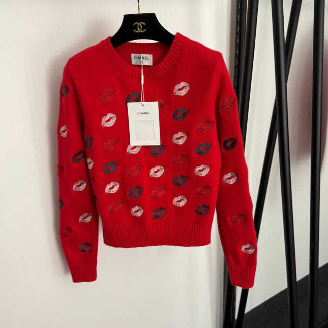 CHANEL 26S LONG-SLEEVE CREW NECK SWEATER 748