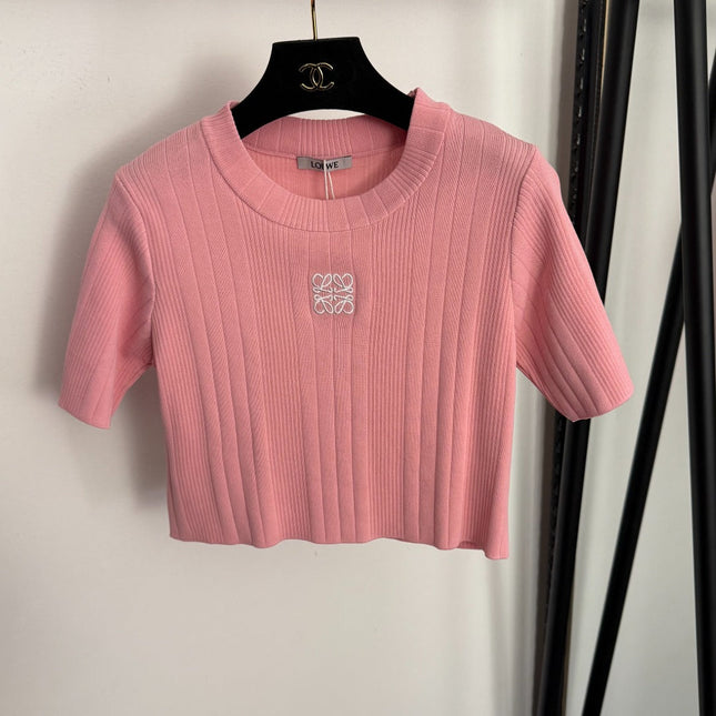 LOEWE 26S SHORT SLEEVE KNIT T-SHIRT 368