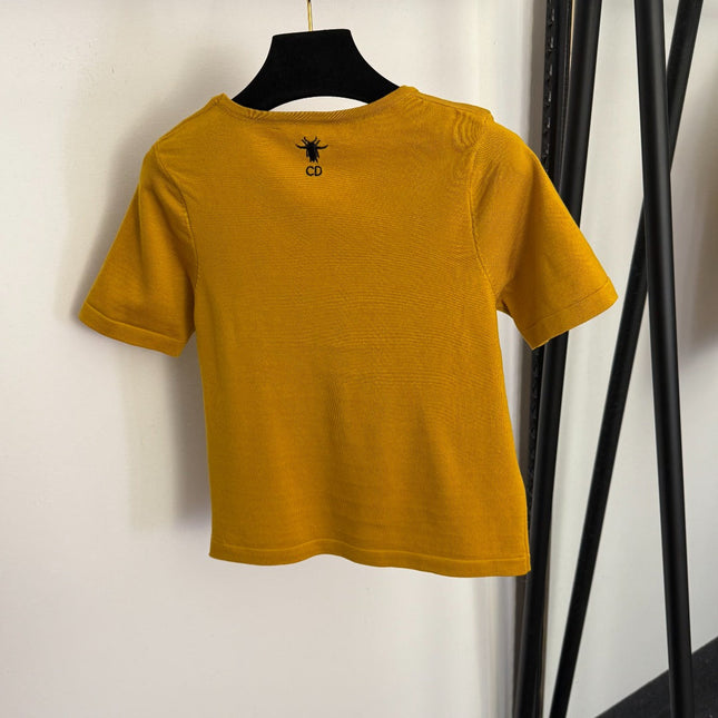 DIOR 26S SHORT-SLEEVE KNIT T-SHIRT 1038
