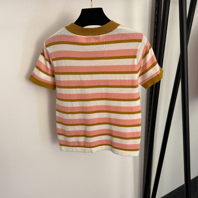 PRADA 26S SHORT SLEEVED KNIT T-SHIRT 759