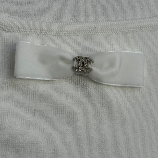 CHANEL 26S SHORT-SLEEVE SWEATER 995