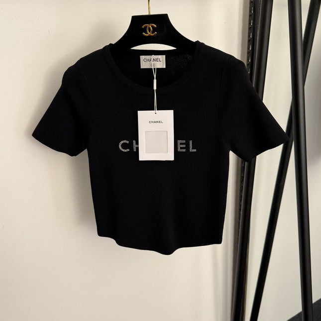 CHANEL 26S SHORT-SLEEVE SWEATER 990