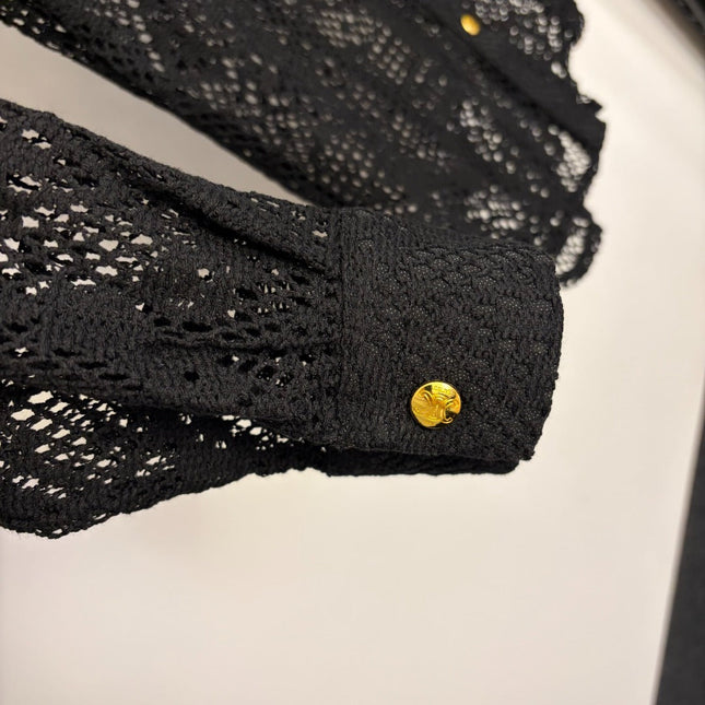 CELINE 26S LONG SLEEVE LACE SHIRT 151