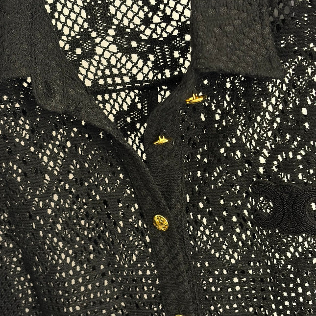 CELINE 26S LONG SLEEVE LACE SHIRT 151