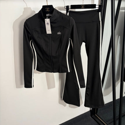 ALO 26S 2-PIECE SPORTS JACKET & FLARED PANTS SET 345