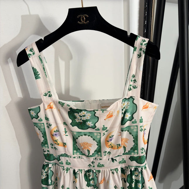 ZIMMERMANN 26S SHORT SPAGHETTI STRAP DRESS STYLE 90
