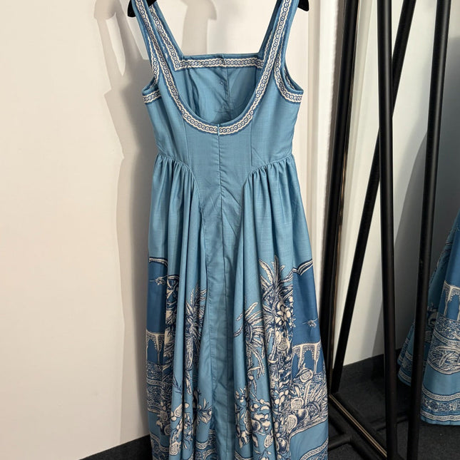 ZIMMERMANN 26S PATTERNED SLIP DRESS STYLE 85