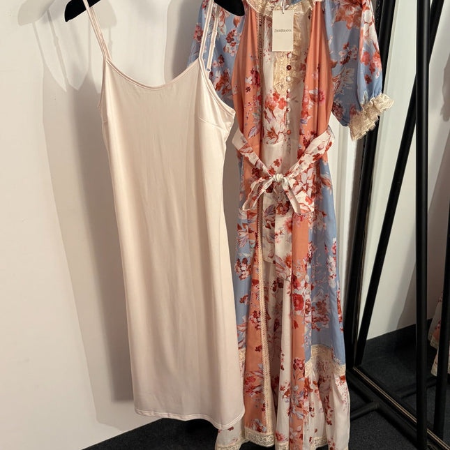 ZIMMERMANN 26S LACE COLLAR SHORT-SLEEVE DRESS STYLE 84