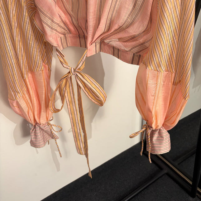 ZIMMERMANN 26S WAIST-CINCHED SHIRT STYLE 55