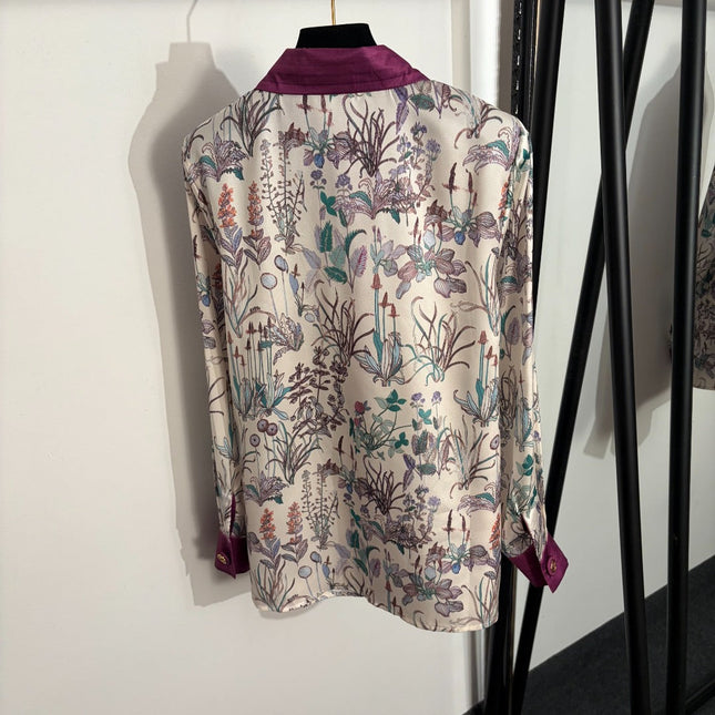 GUCCI 26S LONG-SLEEVE COLLARED SHIRT 381