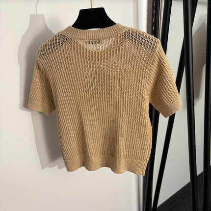 LOEWE 26S SHORT SLEEVE KNIT TOP 485