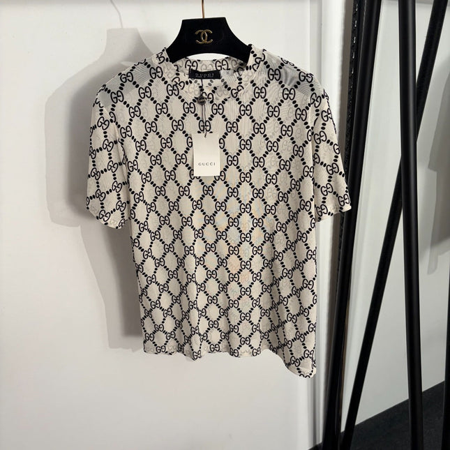 GUCCI 26S MESH SHORT SLEEVE T-SHIRT 321