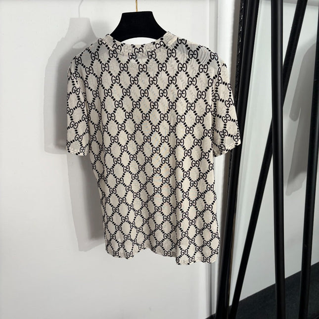GUCCI 26S MESH SHORT SLEEVE T-SHIRT 321