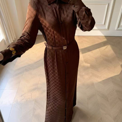 GUCCI 26S LONG SLEEVE SHIRT DRESS 301