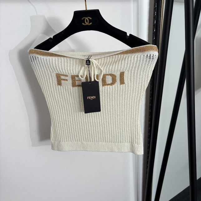 FENDI 26S KNIT BANDEAU TOP 390