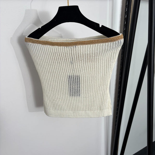 FENDI 26S KNIT BANDEAU TOP 390