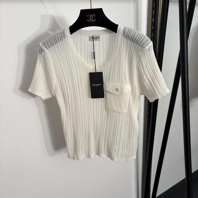 YSL 26S KNIT T-SHIRT 392