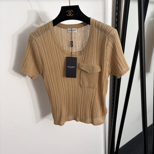 YSL 26S KNIT T-SHIRT 393
