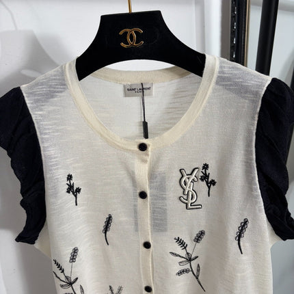 YSL 26S KNIT VEST TOP 383