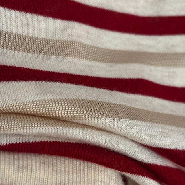 VALENTINO 26S SHORT-SLEEVE TURTLENECK KNIT TOP 436