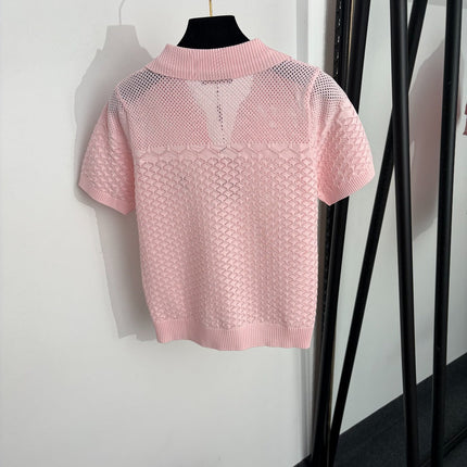 RALPH LAUREN 26S SHORT SLEEVE POLO KNIT TOP 403