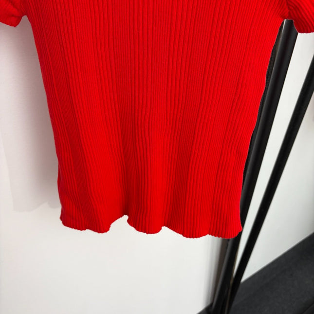 CHANEL 26S SHORT-SLEEVE KNIT TOP 1486