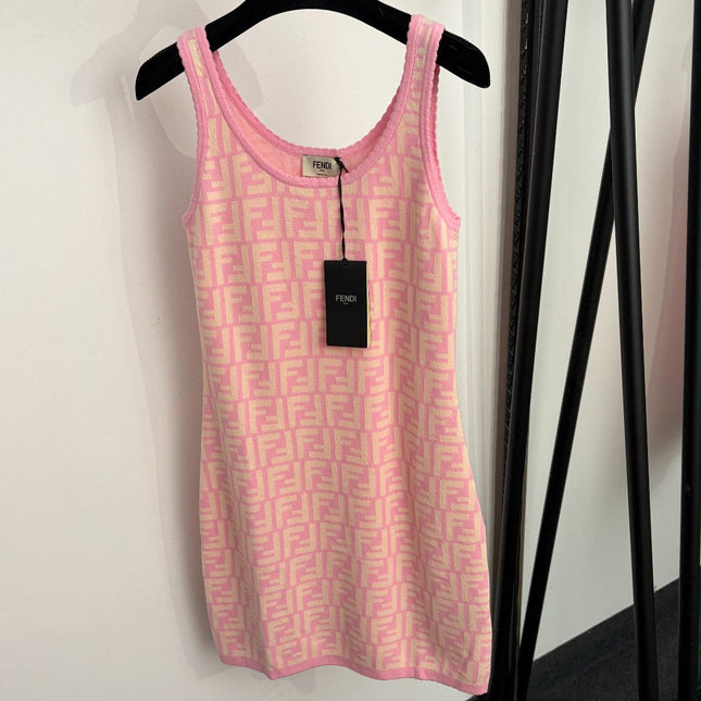 FENDI 26S KNIT CAMISOLE DRESS 258