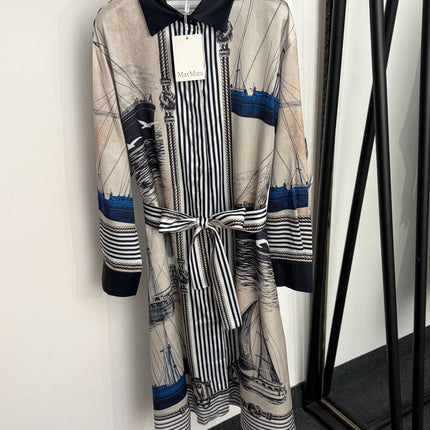 MAXMARA 26S LONG-SLEEVE SHIRT DRESS 364