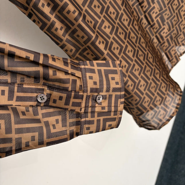 FENDI 26S LONG-SLEEVE SHIRT 400