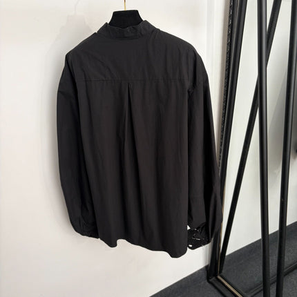 ZIMMERMANN 26S EMBROIDERED LONG-SLEEVE SHIRT 229