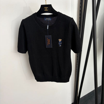 RALPH LAUREN 26S SHORT-SLEEVE CREW-NECK SWEATER 671