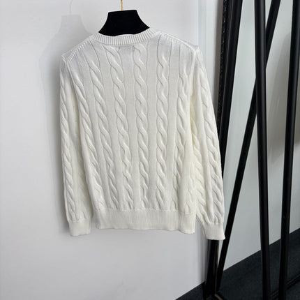 RALPH LAUREN 26S BEAR-EMBROIDERED CABLE-KNIT CARDIGAN 664