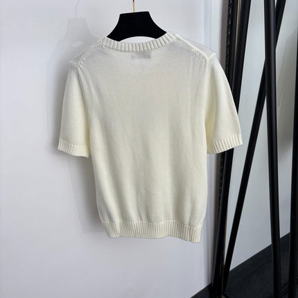 RALPH LAUREN 26S SHORT-SLEEVE CREW-NECK SWEATER 660