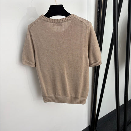 RALPH LAUREN 26S SHORT-SLEEVE CREW-NECK SWEATER 659