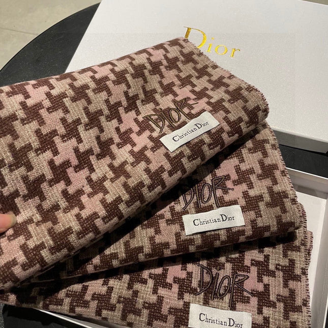 DIOR 26S SCARF 180CM IN CASHMERE 124305