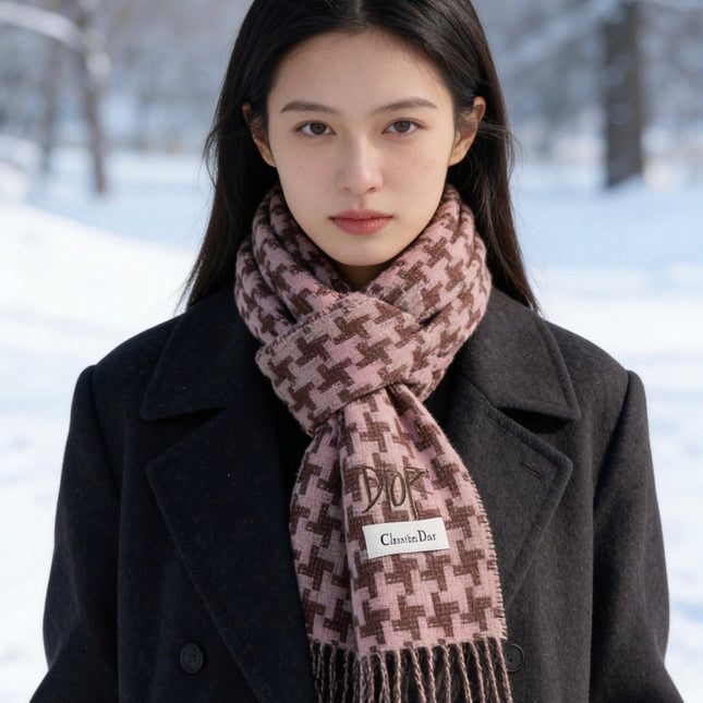 DIOR 26S SCARF 180CM IN CASHMERE 124305