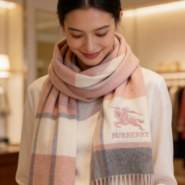 BURBERRY 26S SCARF 180CM IN CASHMERE 160446