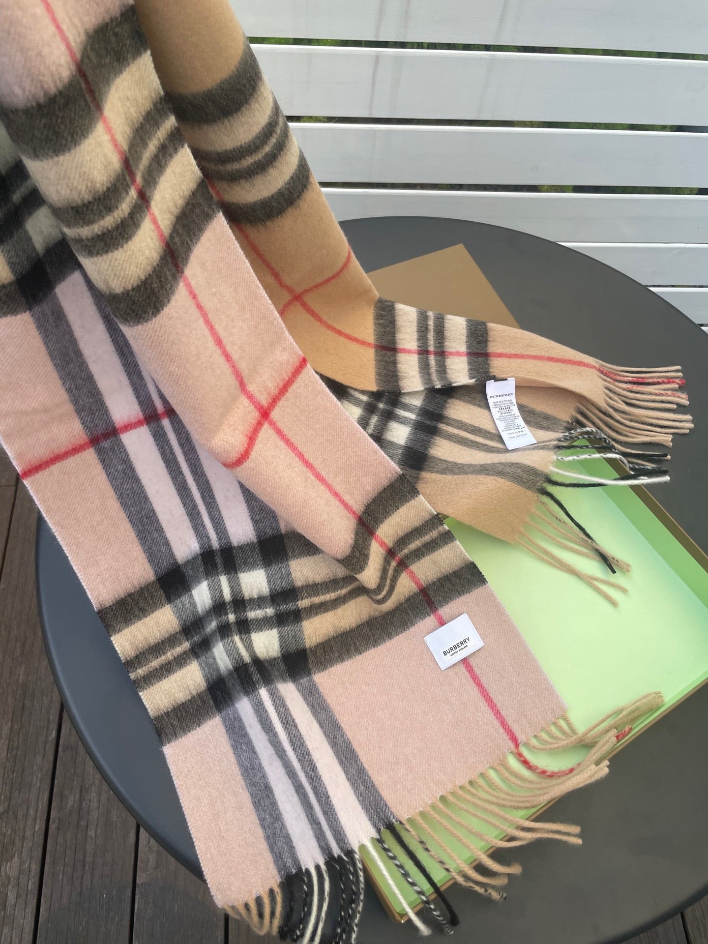 BURBERRY 26S SCARF 168CM IN CASHMERE 163807