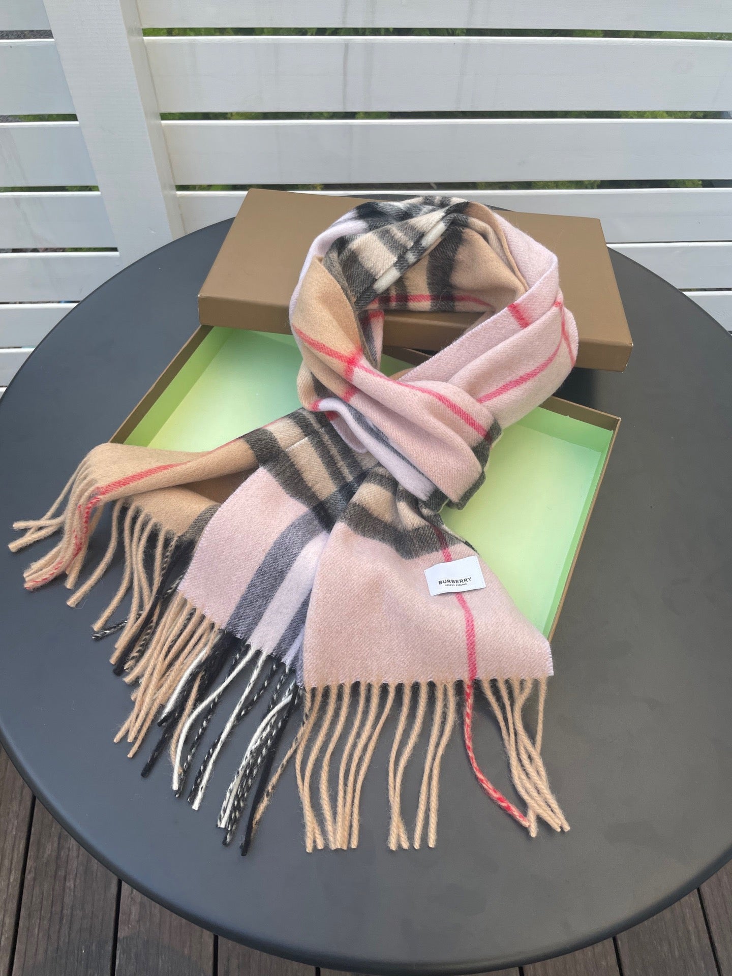 BURBERRY 26S SCARF 168CM IN CASHMERE 163807